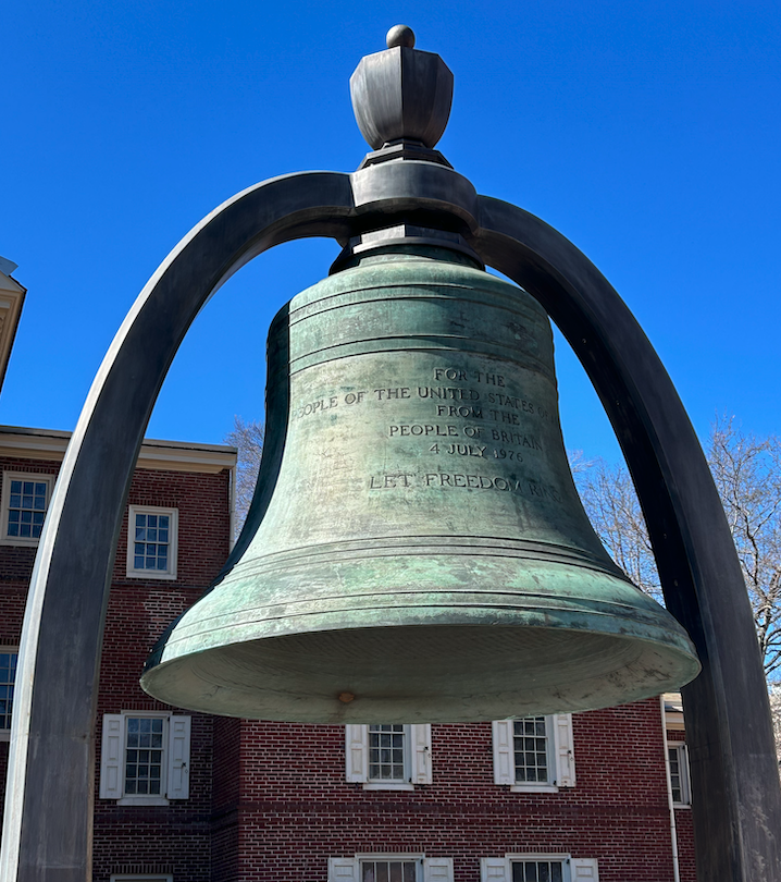 Bicentennial Bell in the Benjamin Rush Garden, Philadelphia